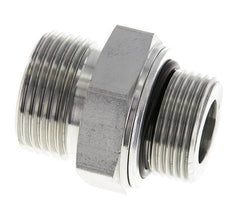 UN 1-3/16''-12 x G 3/4'' Acero cincado Espiga doble ORFS 400 Bar - Hidráulico
