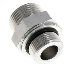 UN 1-3/16''-12 x G 3/4'' Acero cincado Espiga doble ORFS 400 Bar - Hidráulico