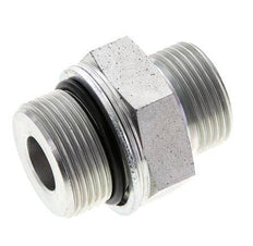 UN 1-3/16''-12 x M33x2 Acero zincado Espiga doble ORFS 400 Bar - Hidráulico