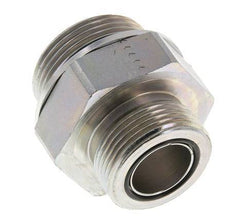 UN 1-7/16''-12 x G 1 1/4'' Acero cincado Espiga doble ORFS 250 Bar - Hidráulico
