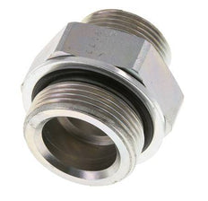 UN 1-7/16''-12 x G 1 1/4'' Acero cincado Espiga doble ORFS 250 Bar - Hidráulico