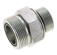 UN 1-11/16''-12 x M33x2 Acero zincado Espiga doble ORFS 250 Bar - Hidráulico