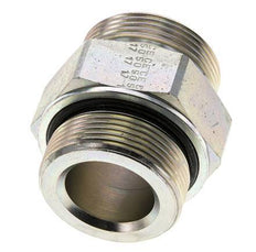 UN 1-11/16''-12 x M42x2 Acero zincado Espiga doble ORFS 250 Bar - Hidráulico