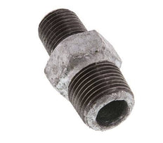 R 3/8'' x R 1/4'' Zinc plated Cast iron Double Nipple 25 Bar [2 Pieces]