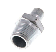 R 3/8'' x R 1/8'' Zinc plated Cast iron Double Nipple 25 Bar