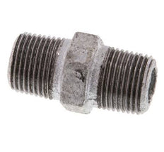R 3/8'' Zinc plated Cast iron Double Nipple 25 Bar [5 Pieces]