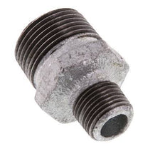 R 1'' x R 1/2'' Zinc plated Cast iron Double Nipple 25 Bar [2 Pieces]