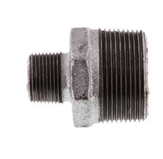 R 1 1/2'' x R 3/4'' Hierro fundido zincado Espiga doble 25 Bar