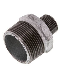 R 1 1/2'' x R 3/4'' Hierro fundido zincado Espiga doble 25 Bar