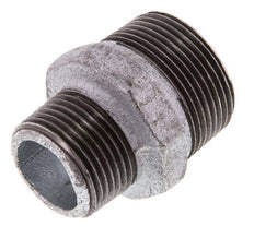 R 1 1/4'' x R 1'' Hierro fundido zincado Espiga doble 25 Bar