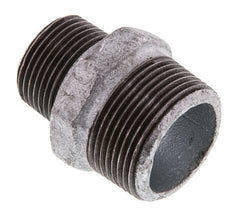 R 1 1/4'' x R 1'' Hierro fundido zincado Espiga doble 25 Bar