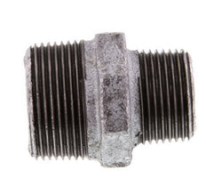 R 1 1/4'' x R 1'' Hierro fundido zincado Espiga doble 25 Bar