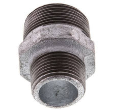 R 1 1/4'' x R 1'' Hierro fundido zincado Espiga doble 25 Bar