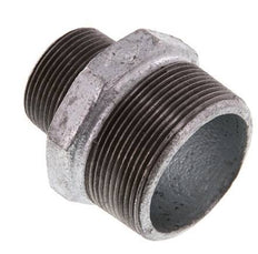 R 2'' x R 1 1/4'' Hierro fundido zincado Espiga doble 25 Bar