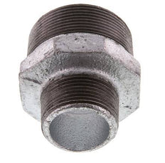 R 2'' x R 1 1/4'' Hierro fundido zincado Espiga doble 25 Bar
