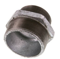 R 3'' x R 2 1/2'' Hierro fundido zincado Espiga doble 25 Bar