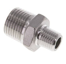 1/4'' NPT x 1/2'' NPT Stainless steel Double Nipple 16 Bar