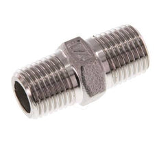 R 1/4'' Stainless steel Double Nipple 16 Bar [2 Pieces]