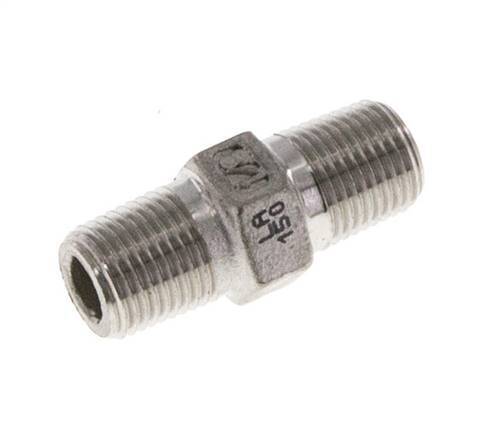 1/8'' NPT Stainless steel Double Nipple 16 Bar [2 Pieces]