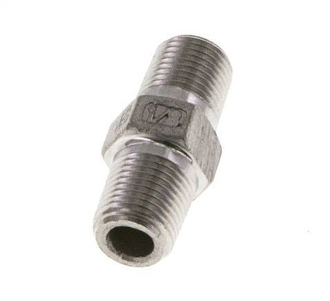 1/8'' NPT Stainless steel Double Nipple 16 Bar [2 Pieces]