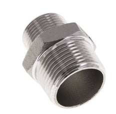 3/4'' NPT x 1'' NPT Acero inoxidable Espiga doble 16 Bar