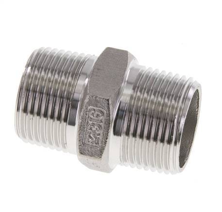 3/4'' NPT Stainless steel Double Nipple 16 Bar