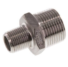 R 3/4'' x R 3/8'' Stainless steel Double Nipple 16 Bar