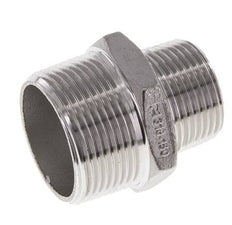 1'' NPT x 1 1/4'' NPT Espiga doble de acero inoxidable 16 Bar