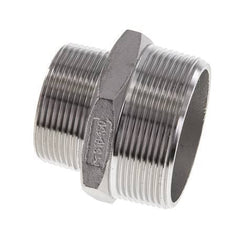 1 1/2'' NPT x 2'' NPT Stainless steel Double Nipple 16 Bar
