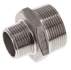 R 1 1/2'' x R 1'' Acero inoxidable de doble espiga 16 Bar