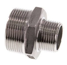 R 1 1/2'' x R 1'' Acero inoxidable de doble espiga 16 Bar