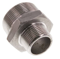 R 1 1/2'' x R 1'' Acero inoxidable de doble espiga 16 Bar