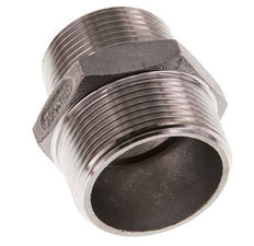 R 1 1/2'' x R 1 1/4'' Acero inoxidable de doble espiga 16 Bar