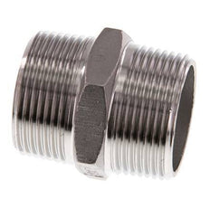 R 1 1/4'' Stainless steel Double Nipple 16 Bar