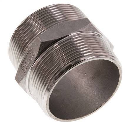 R 2'' Acero inoxidable Doble Boquilla 16 Bar