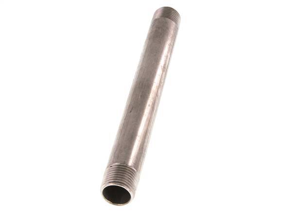 R 1/2'' Stainless steel Double Pipe Nipple 20 Bar DIN 2982 - 180mm