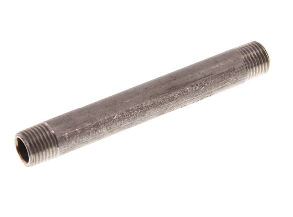 R 1/4'' Stainless steel Double Pipe Nipple 20 Bar DIN 2982 - 100mm