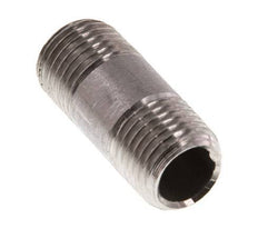 R 1/4'' Stainless steel Double Pipe Nipple 20 Bar DIN 2982 - 30mm