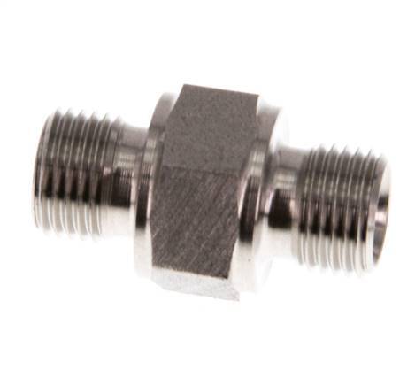 G 1/8'' Acero inoxidable Doble Espiga 400 Bar - Hidráulico