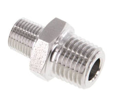 1/8'' NPT x 1/4'' NPT Acero inoxidable Espiga doble 275 Bar - Hidráulico