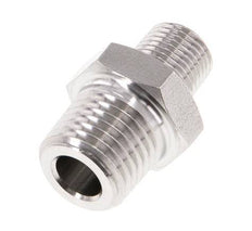 1/8'' NPT x 1/4'' NPT Acero inoxidable Espiga doble 275 Bar - Hidráulico