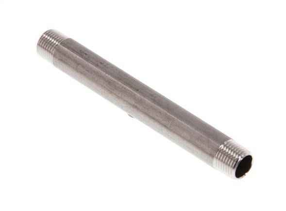 R 1/8'' Stainless steel Double Pipe Nipple 20 Bar DIN 2982 - 100mm