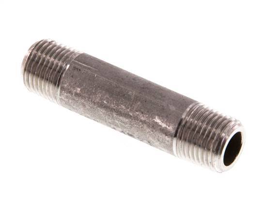 R 1/8'' Stainless steel Double Pipe Nipple 20 Bar DIN 2982 - 40mm