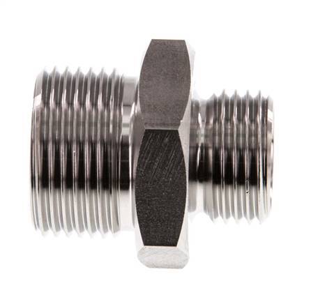 G 3/4'' x G 1/2'' Acero inoxidable de doble espiga 40 Bar