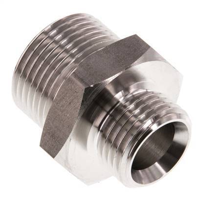 G 3/4'' x G 1/2'' Acero inoxidable de doble espiga 40 Bar