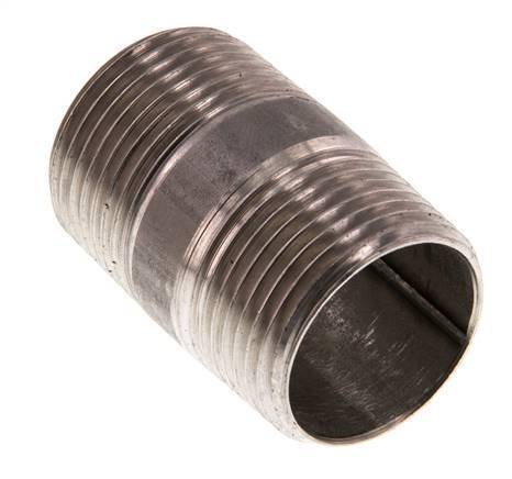 R 3/4'' Stainless steel Double Pipe Nipple 20 Bar DIN 2982 - 40mm