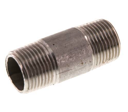 R 3/8'' Stainless steel Double Pipe Nipple 20 Bar DIN 2982 - 40mm