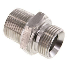 1'' NPT x G 1'' Acero inoxidable Espiga doble 40 Bar - Hidráulico