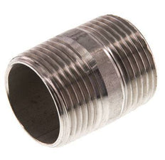 R 1'' Stainless steel Double Pipe Nipple 20 Bar DIN 2982 - 40mm