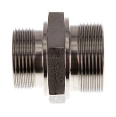 G 1 1/2'' x G 1 1/4'' Barra de acero inoxidable de doble espiga 315 - Hidráulica